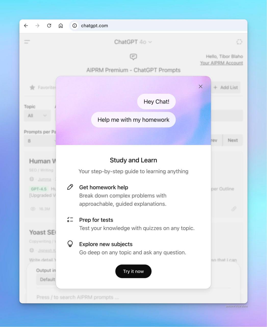 OpenAI готовят к запуску новую функцию в ChatGPT — «Study and Learn», и это удар по сотням образовательных сервисов | Сетка — социальная сеть от hh.ru