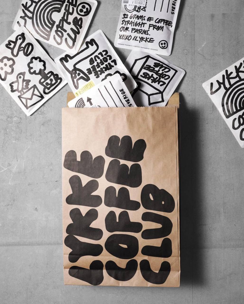 Необычный дизайн упаковки для производителя кофе "Lykke coffee farms"
Иллюстрации используются свободно, чтобы усилить и прояснить мечты, вкусы, видения и обжарки | Сетка — социальная сеть от hh.ru