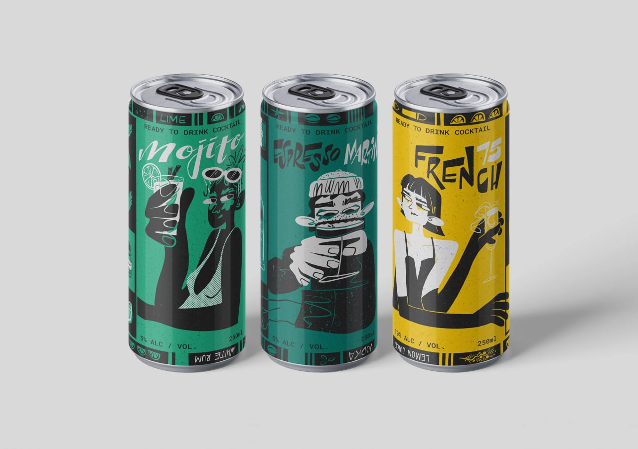 Леан Рюгли визуализировала историю коктейлей в проекте Ready To Drink Cocktail Cans
Швейцарская иллюстраторка Леан Рюгли представила динамичную серию упаковок и анимаций для коктейлей в банках, вдохно... | Сетка — социальная сеть от hh.ru
