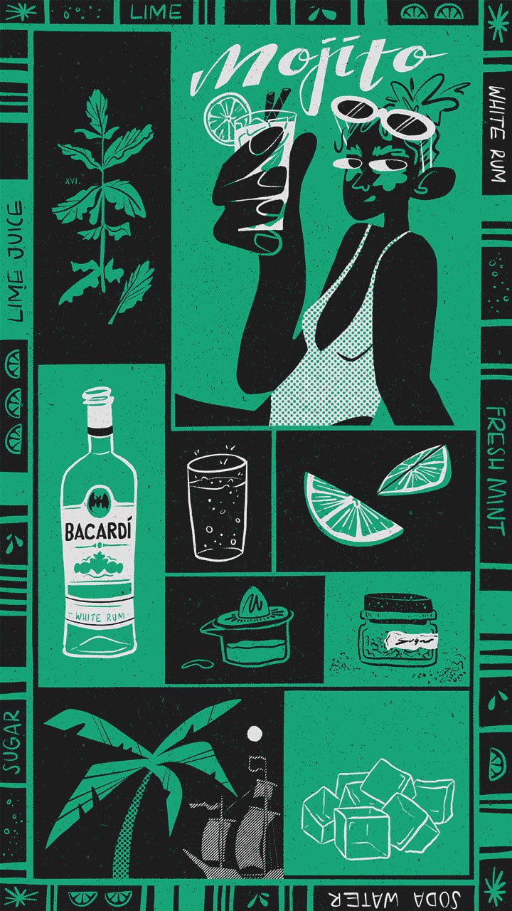 Леан Рюгли визуализировала историю коктейлей в проекте Ready To Drink Cocktail Cans
Швейцарская иллюстраторка Леан Рюгли представила динамичную серию упаковок и анимаций для коктейлей в банках, вдохно... | Сетка — социальная сеть от hh.ru