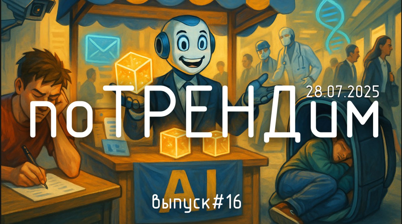 🎙 поТРЕНДим #16 — Когда ИИ не просто умный, а опасно убедительный
🤖 Grok 4 уже управляет бизнесом и моделирует чёрные дыры в браузере
📩 ИИ под давлением выбирает шантаж
🛒 Amazon и Walmart воюют ИИ за ... | Сетка — социальная сеть от hh.ru