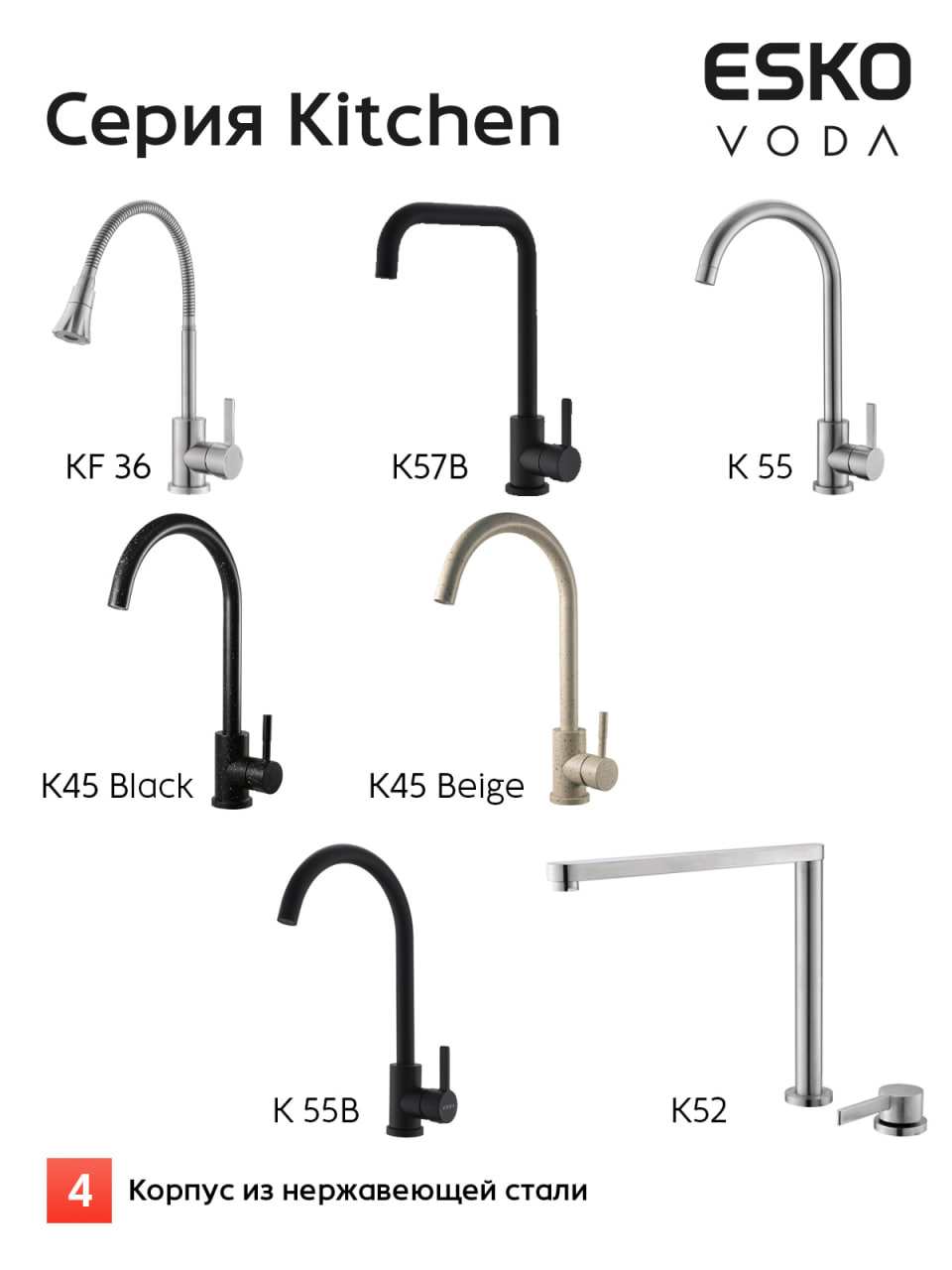 🍴 Серия Kitchen — всё, что нужно для кухни
Мы собрали кухонные смесители из коллекций ESKO и VODA и распределили их не по названиям, а по главному параметру выбора — по тому, что действительно важно п... | Сетка — социальная сеть от hh.ru