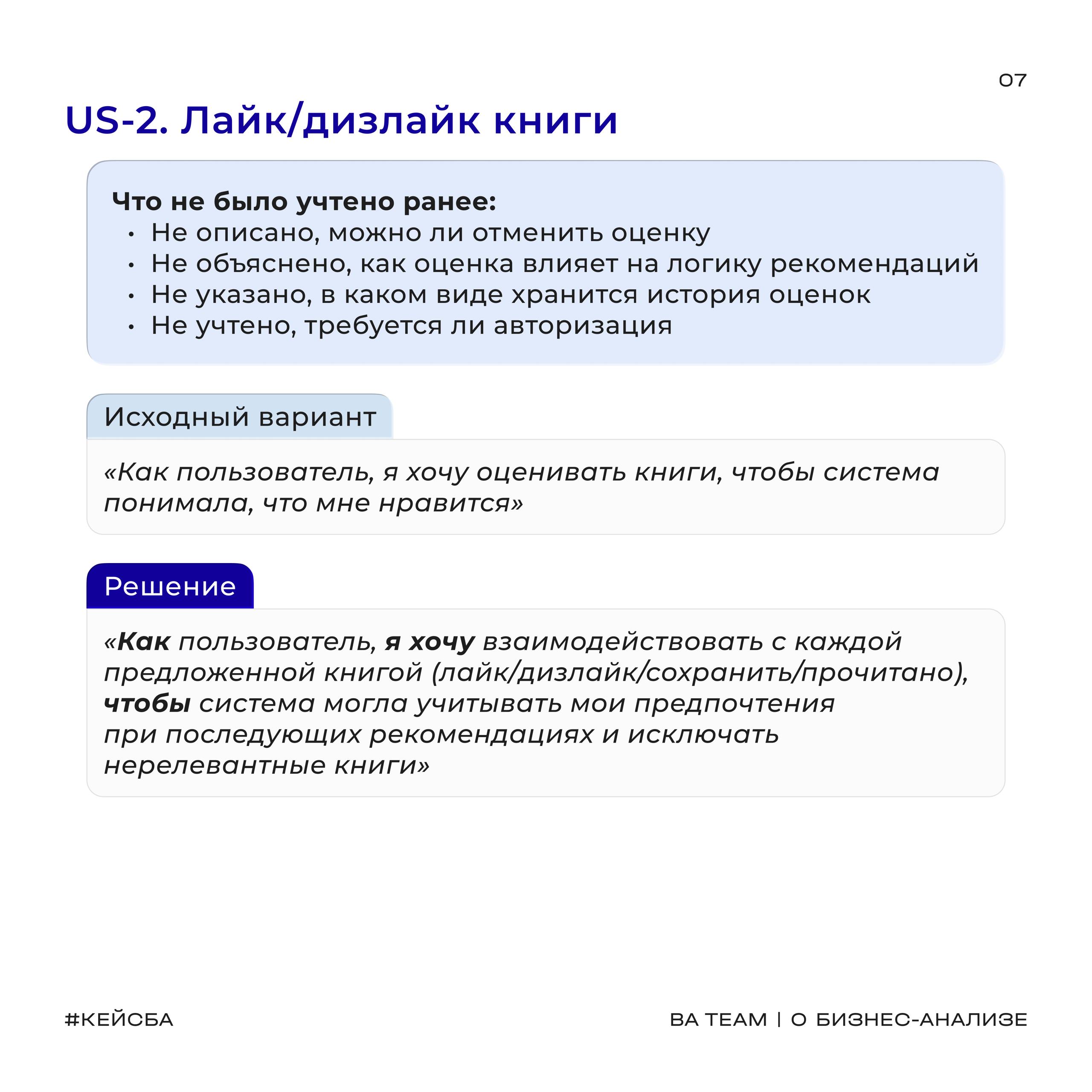 🧮 Как мы решили кейс — делаем разбор
На старте — user stories и требования, которые вроде бы есть, но работать с ними тяжело: формулировки размытые, смыслы плавают, конкретики мало
Задача поста с кейс... | Сетка — социальная сеть от hh.ru