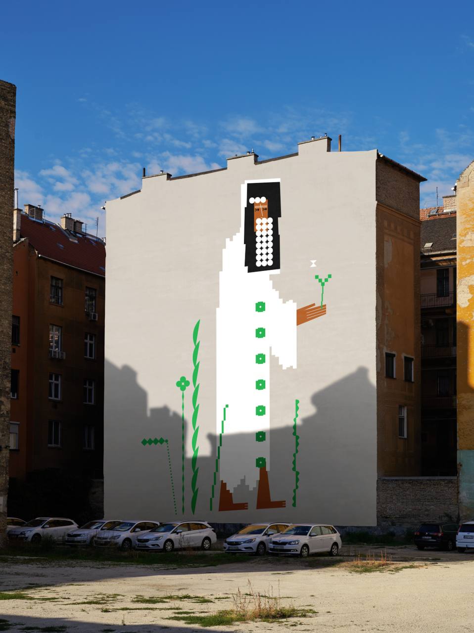 Клёвое. Марина Павликовская в своём фирменном геометрическом стиле нарисовала удмуртских богов.
На прикрепленных изображениях Кылдысин и Инмар | Сетка — социальная сеть от hh.ru