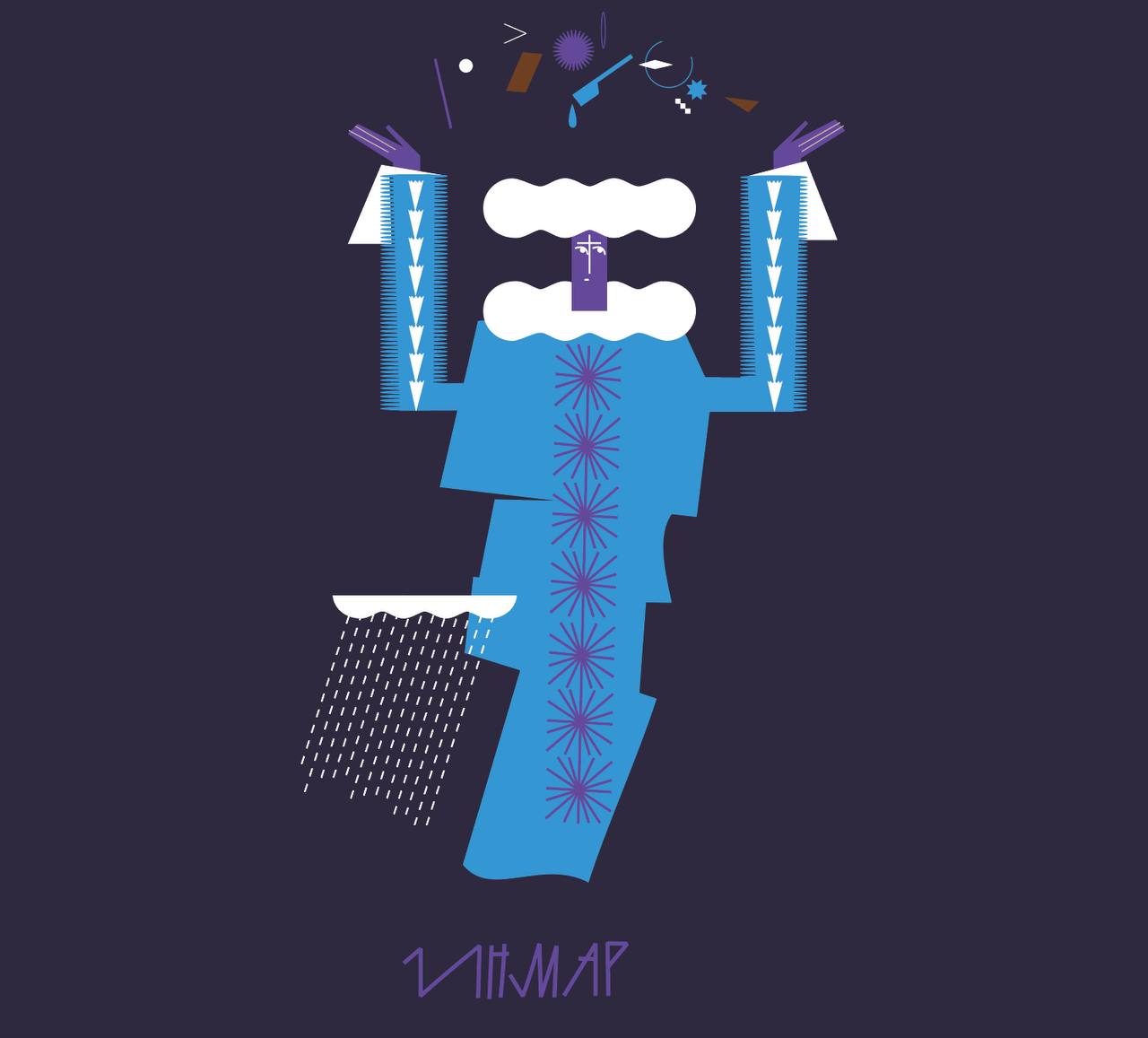 Клёвое. Марина Павликовская в своём фирменном геометрическом стиле нарисовала удмуртских богов.
На прикрепленных изображениях Кылдысин и Инмар | Сетка — социальная сеть от hh.ru