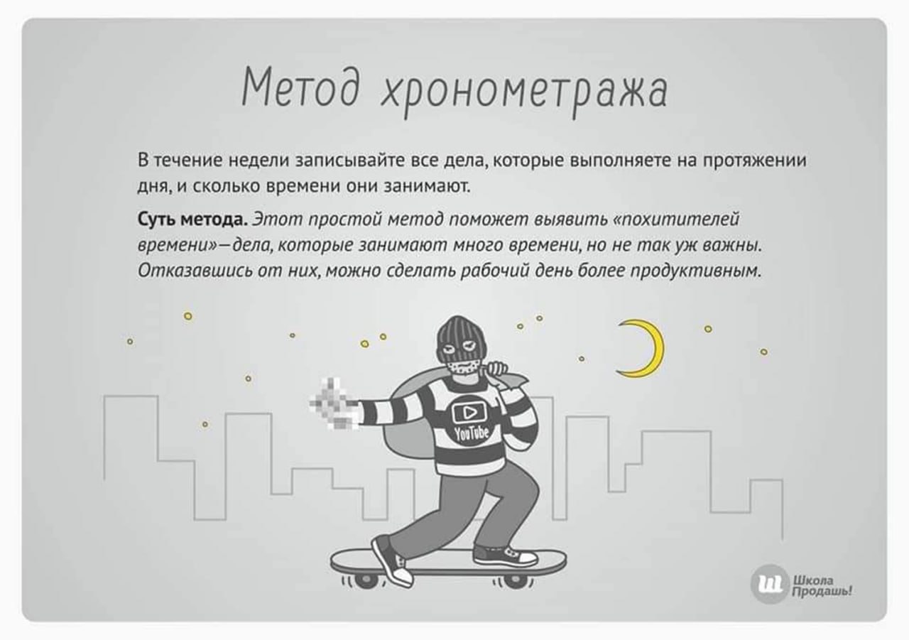 10 методов тайм-менеджмента
#полезное | Сетка — социальная сеть от hh.ru