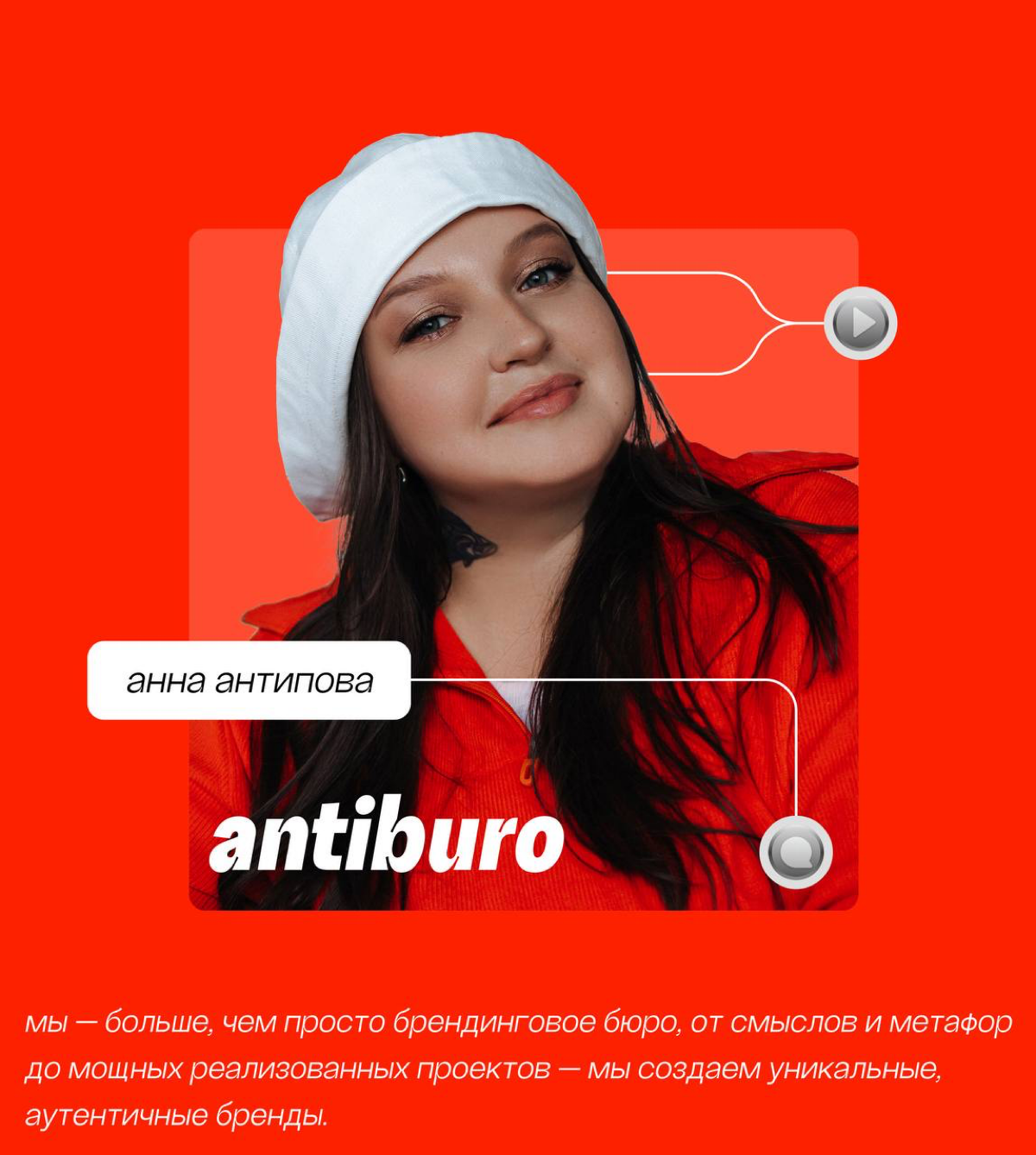 Привет! На связи Анна Антипова, основатель antiburo | Сетка — социальная сеть от hh.ru