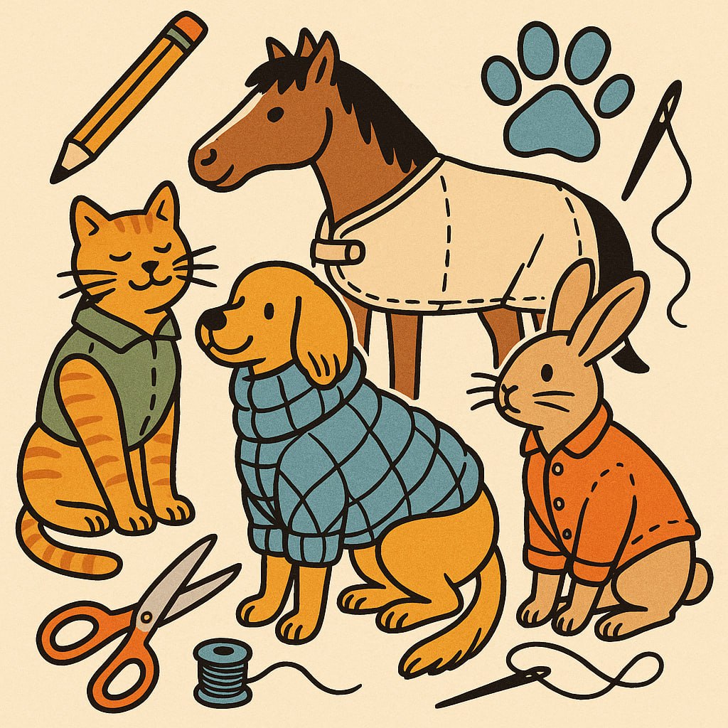 Когда у тебя пёс — но в душе он модель 🐕👗
Знаете ли вы, что первые выкройки для животных появились ещё в XIX веке? 😲
Тогда лошадям шили попоны, чтобы не мёрзли в европейских дождиках ☔️🐴
А теперь.. | Сетка — социальная сеть от hh.ru