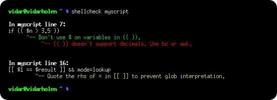 https://www.shellcheck.net/
Статанализ для шелл скриптов.
https://marketplace.visualstudio.com/items?itemName=timonwong.shellcheck
Есть в виде расширения на vscode. | Сетка — социальная сеть от hh.ru