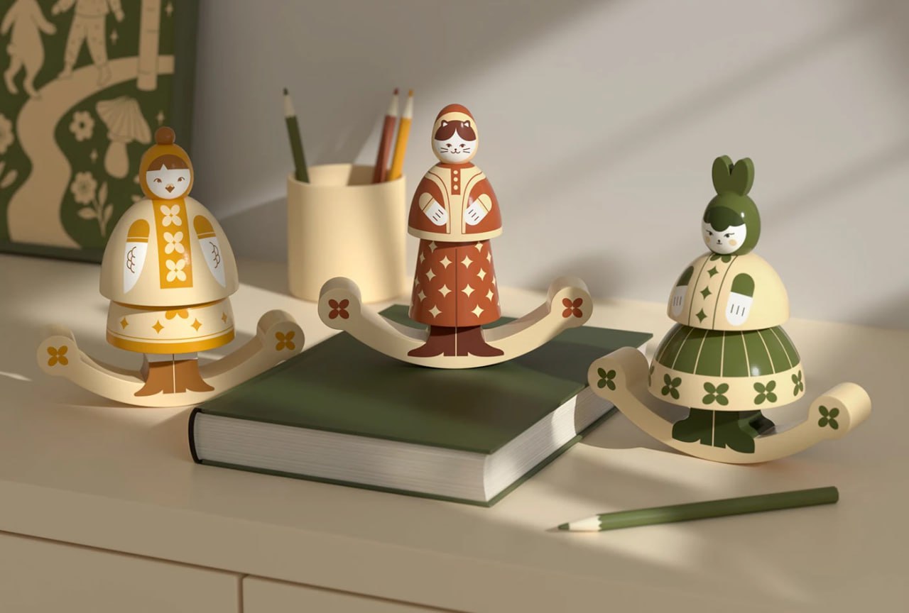 Проект, в котором прекрасно всё.
Сам продукт, упаковка, мерч, название, шрифт, подача.
Бренд игрушек «Баюшка» (смесь бабушки и баю баюшки) | Сетка — социальная сеть от hh.ru