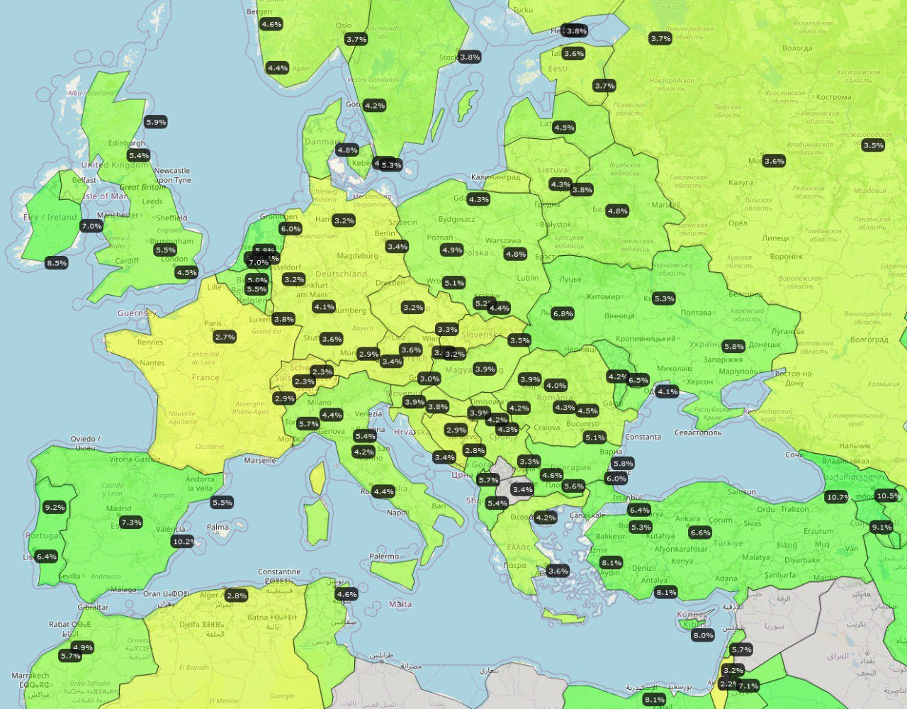 GRY — немного занимательной математики 🧐
Есть такой показатель, GRY (Gross Rental Yield) или "Валовая доходность от аренды" | Сетка — социальная сеть от hh.ru