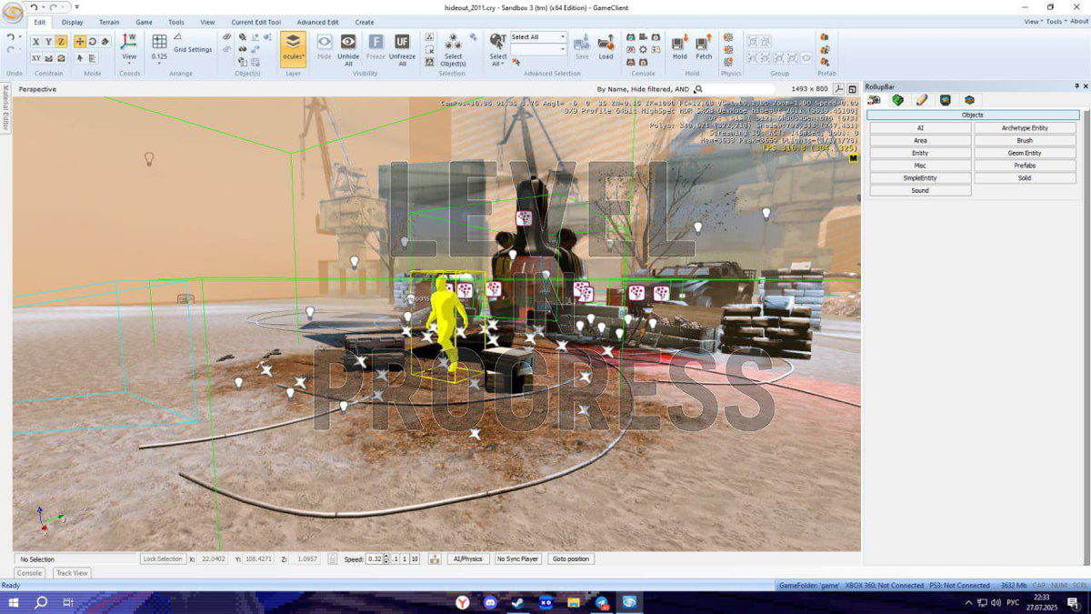 Новый полигон для проекта Warface
Движок: CryEngine 3 / Sandbox 3
Тип проекта: Тренировочная зона (HID)
Формат: PvE / взаимодействие игрока с окружением
Общая информация
Полигон был собран на базе ста... | Сетка — социальная сеть от hh.ru