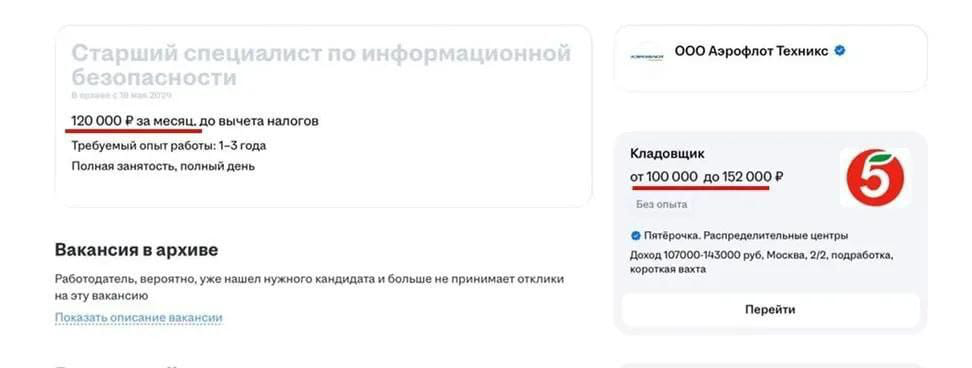 Хорошие зарплаты | Сетка — социальная сеть от hh.ru