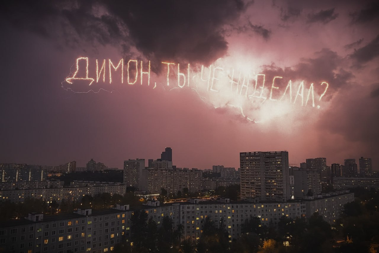 На Москву обрушился гром и молния, обстановка: | Сетка — социальная сеть от hh.ru