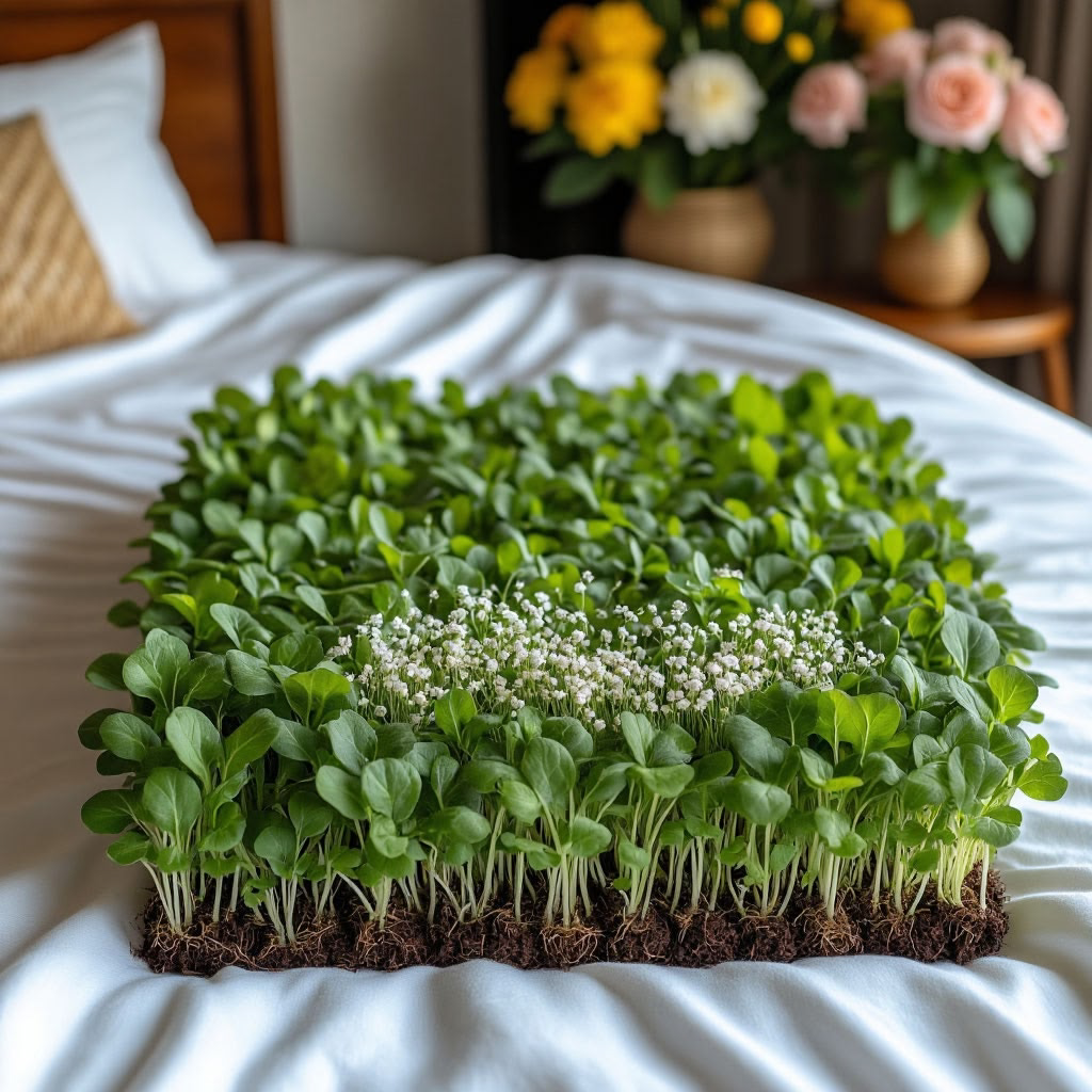 ПРИВЕТСТВУЮ Вас, МОИ ДОРОГИЕ ПОДПИСЧИКИ! ❤️  
СЕГОДНЯ Я ХОЧУ ПОВЕДАТЬ Вам ОБ УДИВИТЕЛЬНОМ СОКРОВИЩЕ – МИКРОЗЕЛЕНИ ЖЕНЬШЕНЯ!🪷  
1️⃣Какой на вкус микрозелень женьшеня?  
Микрозелень женьшеня обладает ун... | Сетка — социальная сеть от hh.ru