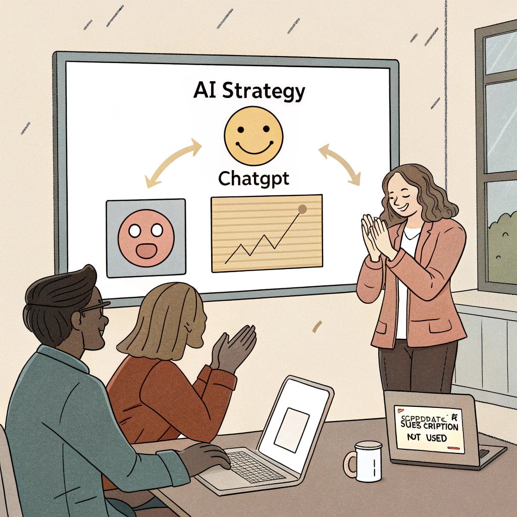 📘 Инструкция: Как сделать абсолютно бесполезного AI-ассистента в команде
Шаг 1. Назначьте ответственного.
Желательно — того, кто не пользуется ИИ, но “умеет делать презентации”.
Шаг 2 | Сетка — социальная сеть от hh.ru