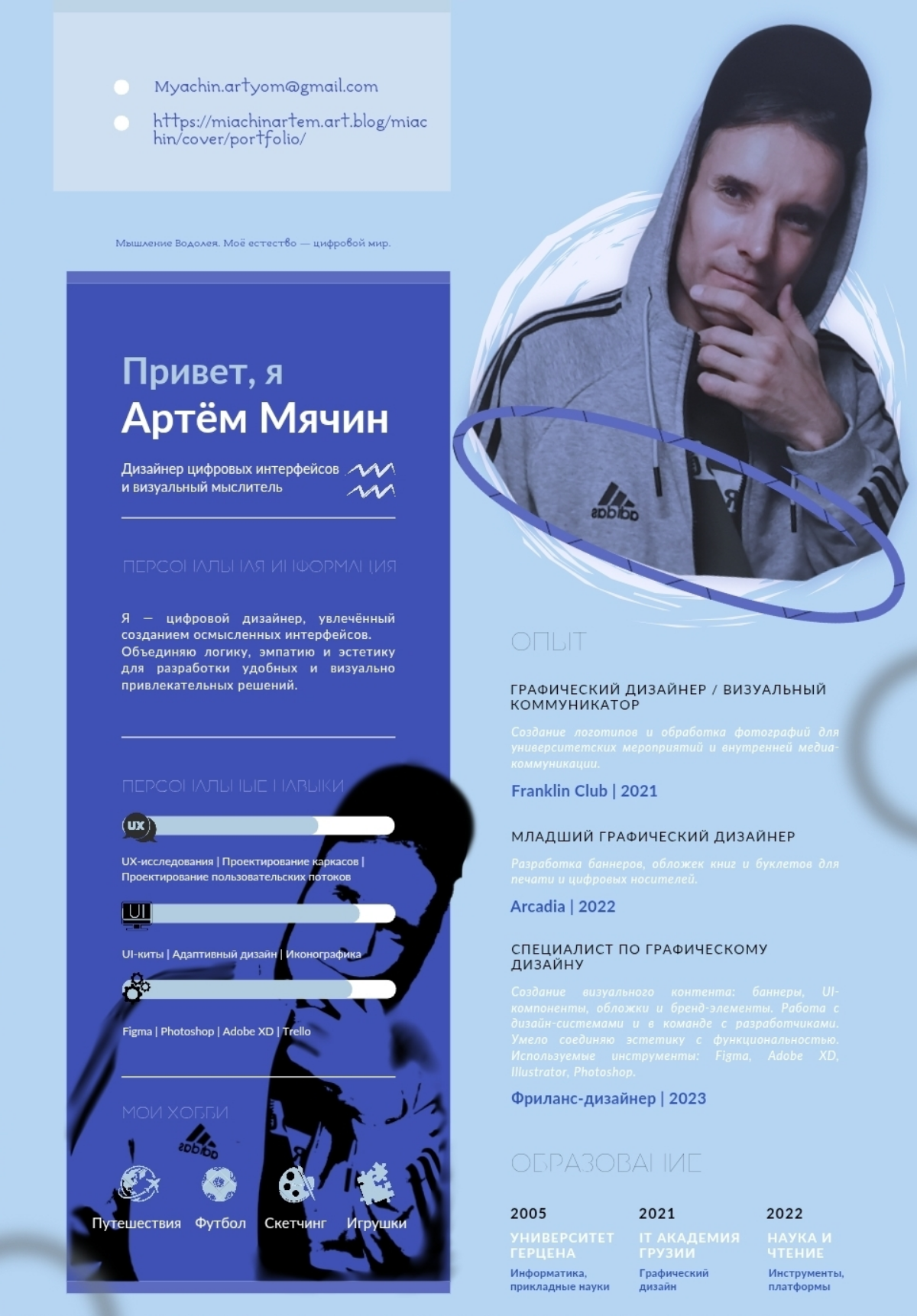 📌 Ищу работу графическим дизайнером | Сетка — социальная сеть от hh.ru