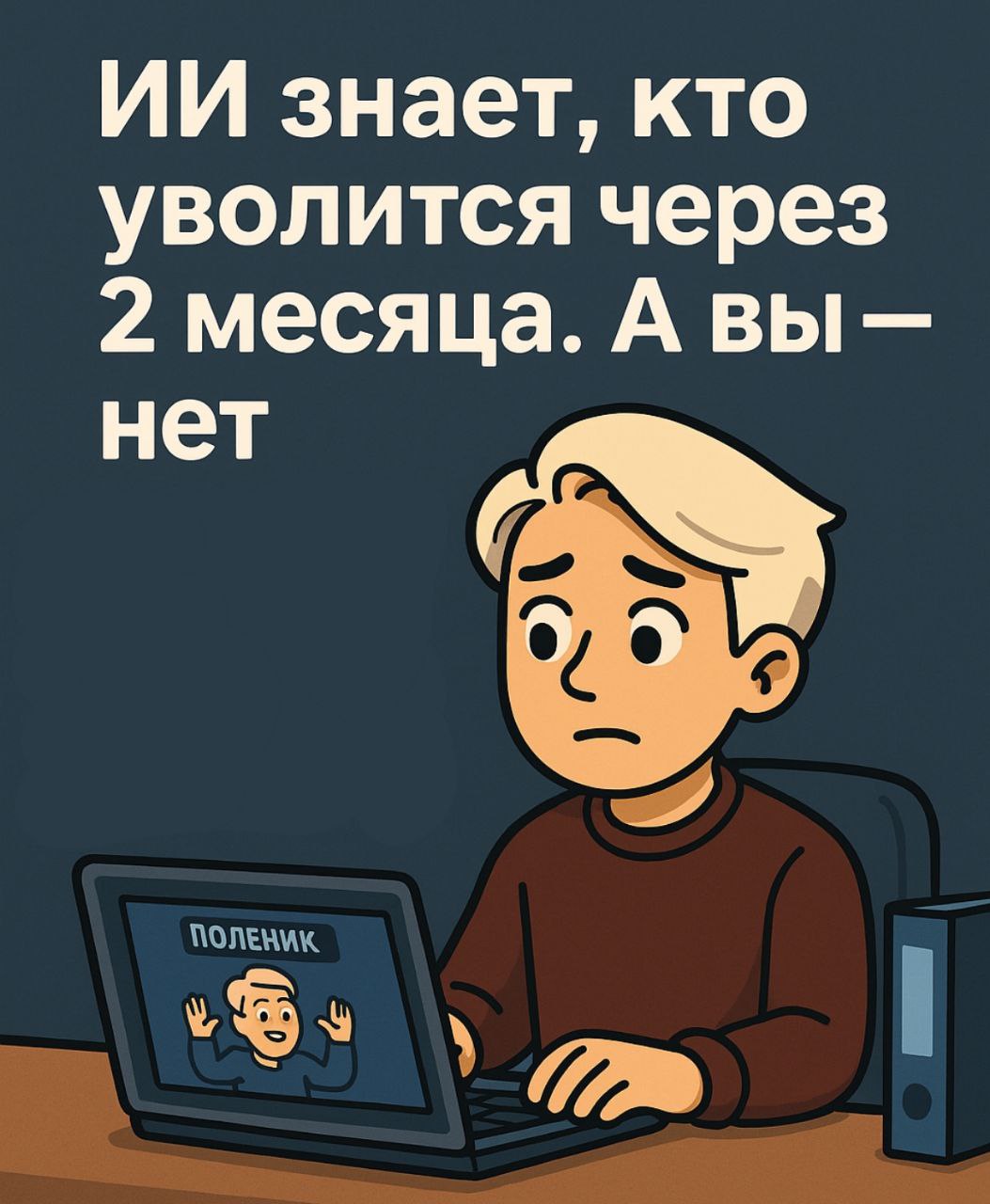 Он всё ещё кидает мемы в чат, но уже заливает резюме на hh.ru.
А ты смотришь утренний отчёт, где всё «зелёное».
ИИ молчит. Но считает | Сетка — социальная сеть от hh.ru