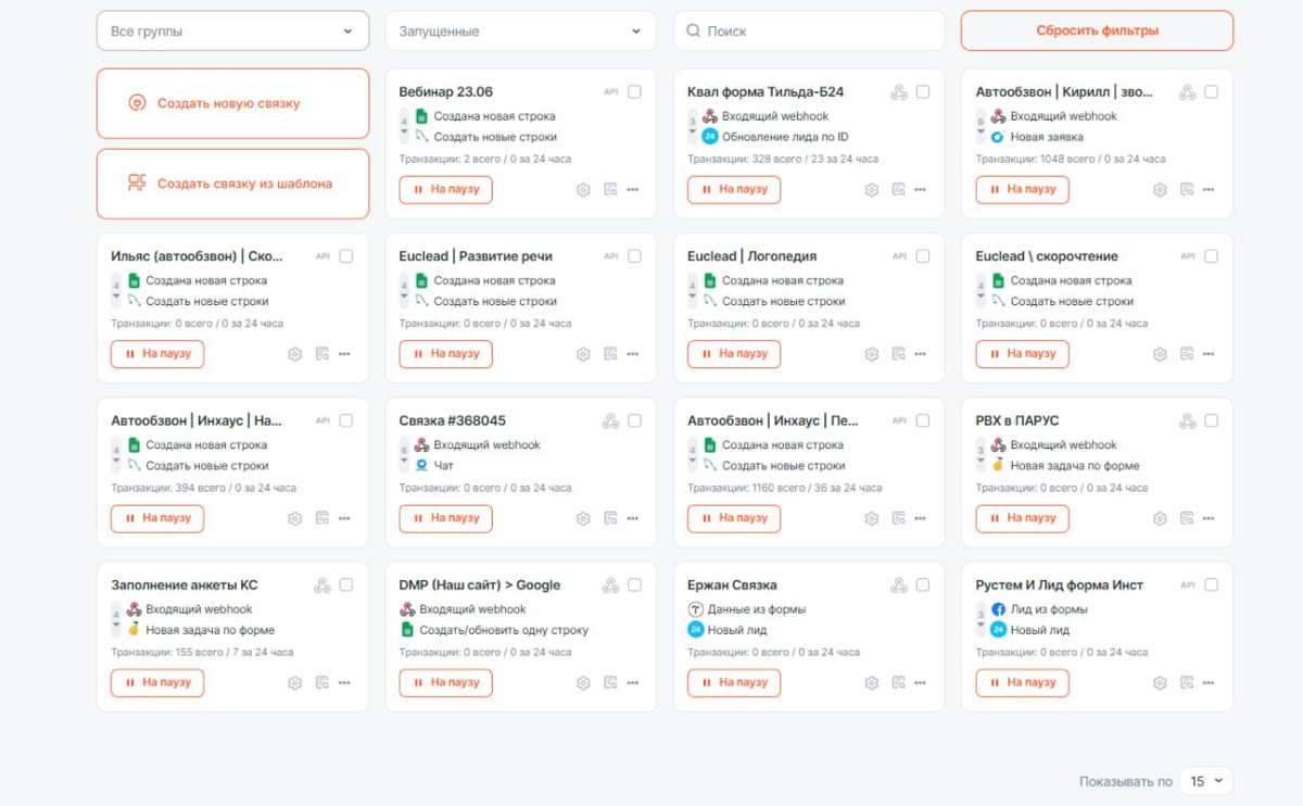 Автоматизация онлайн-школы (5 млн+ руб/мес) в Битрикс24 | Сетка — социальная сеть от hh.ru
