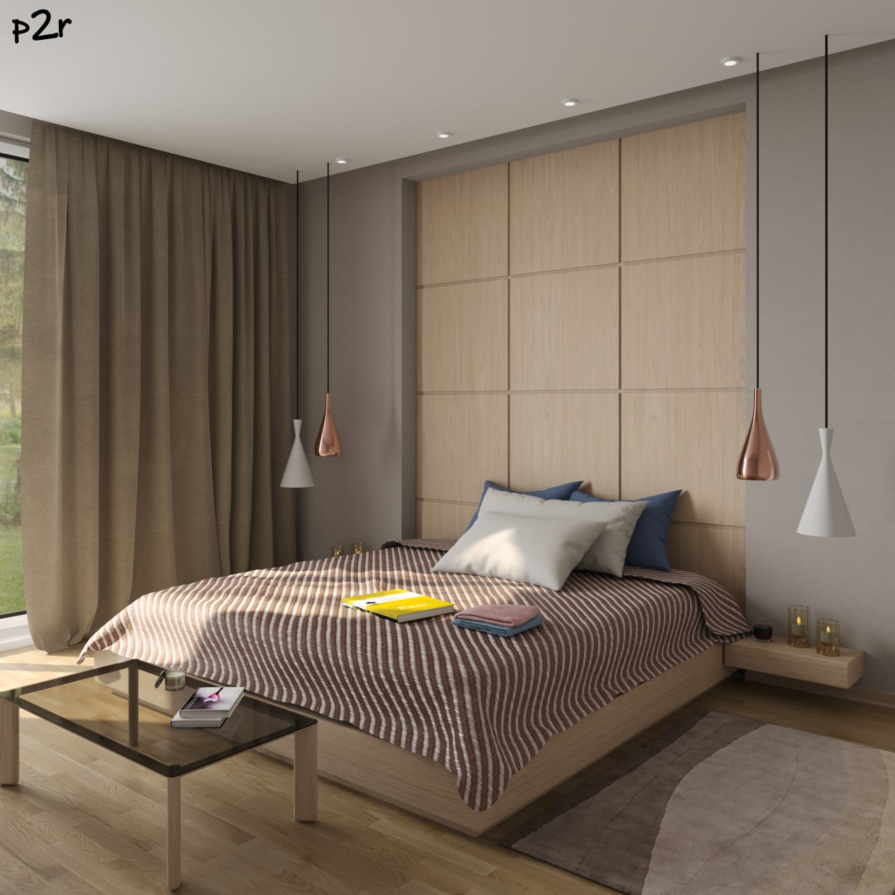 Визуализация интерьера спальни | Сетка — социальная сеть от hh.ru