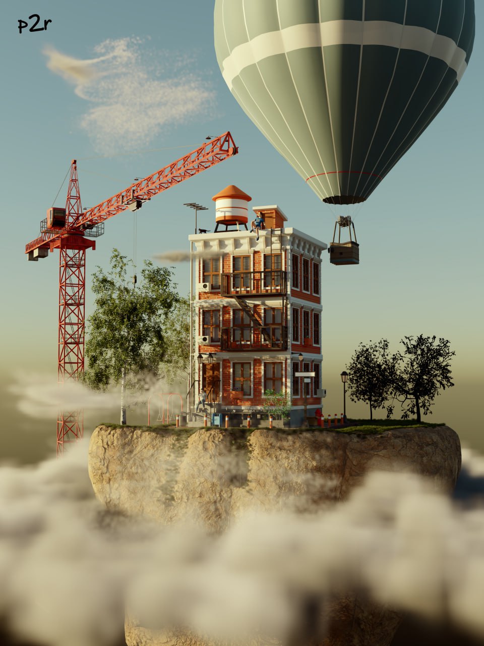 3D-визуализация экстерьера — ваш проект в любой реальности.
Четкие формы, продуманное окружение, атмосфера без лишних слов. Этот дом в облаках — не выглядит уже, как фантазия | Сетка — социальная сеть от hh.ru