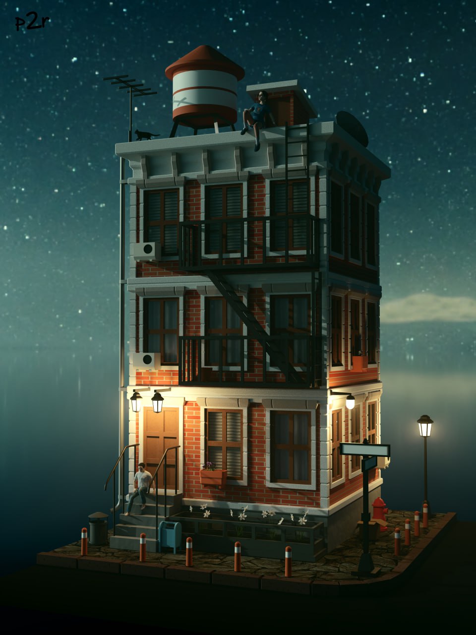 3D-визуализация экстерьера — ваш проект в любой реальности.
Четкие формы, продуманное окружение, атмосфера без лишних слов. Этот дом в облаках — не выглядит уже, как фантазия | Сетка — социальная сеть от hh.ru