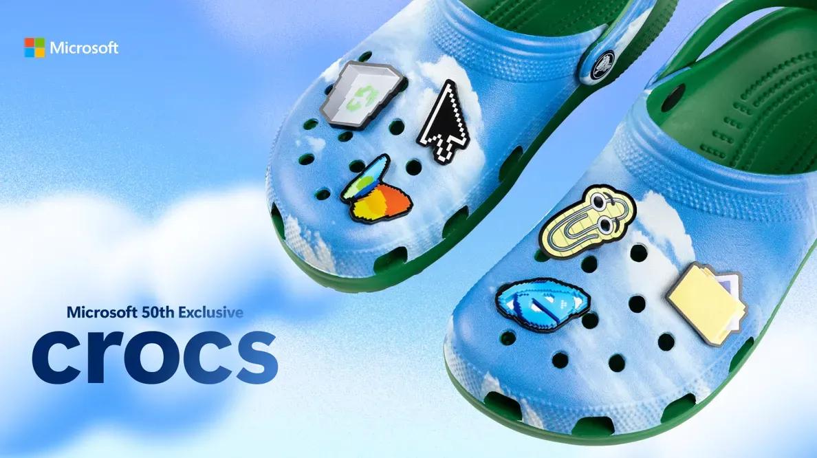 Новая шикарная коллаборация от Crocs. Теперь они объединяются с Microsoft, чтобы выпустить сабо «Безмятежность» | Сетка — социальная сеть от hh.ru