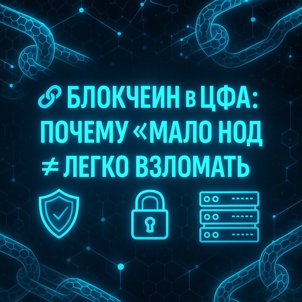 🔗Блокчейн в ЦФА: почему «мало нод ≠ легко взломать»🔗
(Ответ коллегам на утверждение «Основное преимущество блокчейна в том, что хранимые данные невозможно изменить или удалить задним числом, независим... | Сетка — социальная сеть от hh.ru