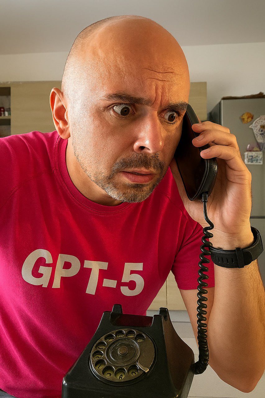 GPT-5 – пишет быстрее, думает глубже, заменяет охотнее
С утра звонок с неизвестного американского номера, представился Сэмом Альтамном, По голосу похож, но говорит на чистом русском | Сетка — социальная сеть от hh.ru