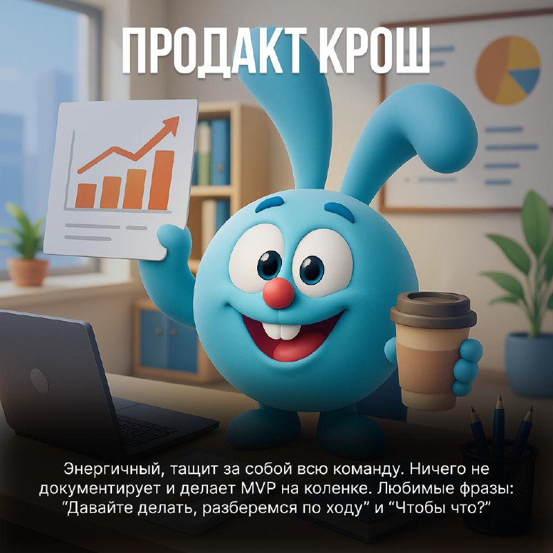 Кто ты из смешариков? 🐇 Собираем продуктовую команду
Решил разбавить гайды, советы и обсуждения накрутичков развлекательным контентом! Сразу признаюсь, смешариков смотрел в подростковом возрасте и вид... | Сетка — социальная сеть от hh.ru