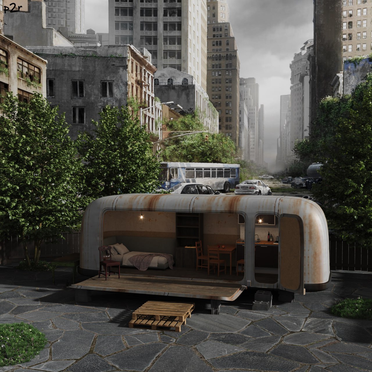 3D-визуализация экстерьера — ваш проект в любой реальности.
Жилище холостяка в постапокалиптическом городе.
Закажите визуализацию — получите четкое представление до начала работ | Сетка — социальная сеть от hh.ru