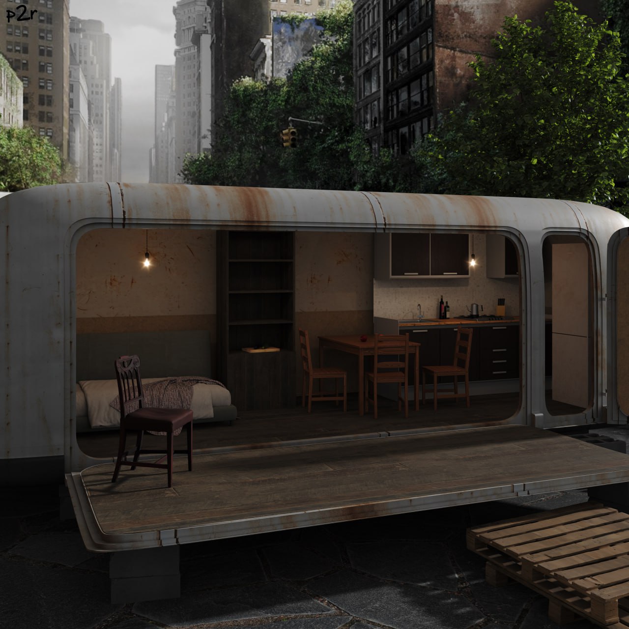 3D-визуализация экстерьера — ваш проект в любой реальности.
Жилище холостяка в постапокалиптическом городе.
Закажите визуализацию — получите четкое представление до начала работ | Сетка — социальная сеть от hh.ru