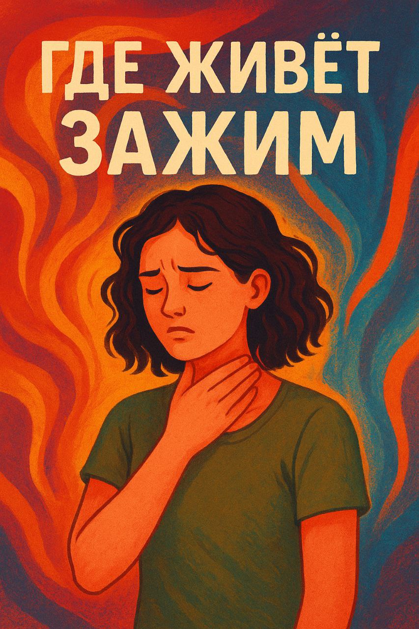 ГДЕ ЖИВЁТ ЗАЖИМ
Зажим никогда не появляется "просто так".
Он всегда где-то живёт. В теле. В памяти. В моменте, когда мы однажды решили: «так больше нельзя» | Сетка — социальная сеть от hh.ru