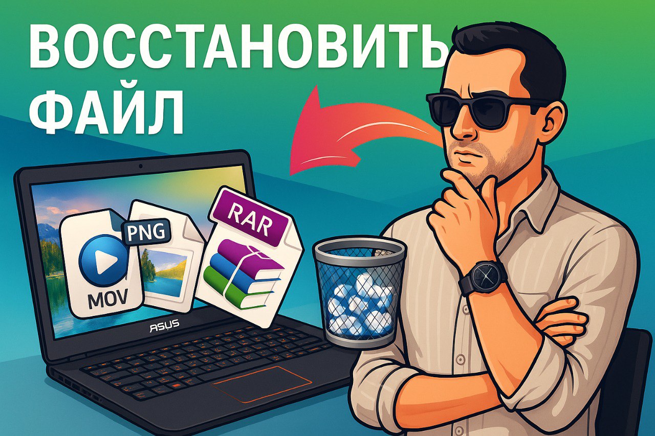 Как восстановить удалённые файлы.
Удалили важный файл случайно? Не спеши паниковать — есть шанс всё вернуть!
1️ Проверь корзину
Открой папку «Корзина» на рабочем столе | Сетка — социальная сеть от hh.ru