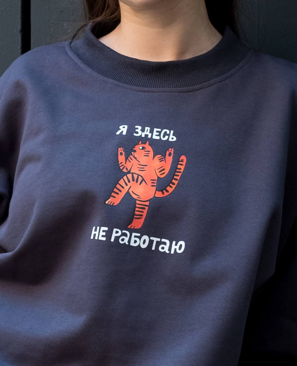 Я здесь не работаю. Я здесь живу
Бренд Friend Function выкатил самый жизненный свитшот для работяг с непонимающим тигром.
Наше тотемное животное, официально 😍 | Сетка — социальная сеть от hh.ru