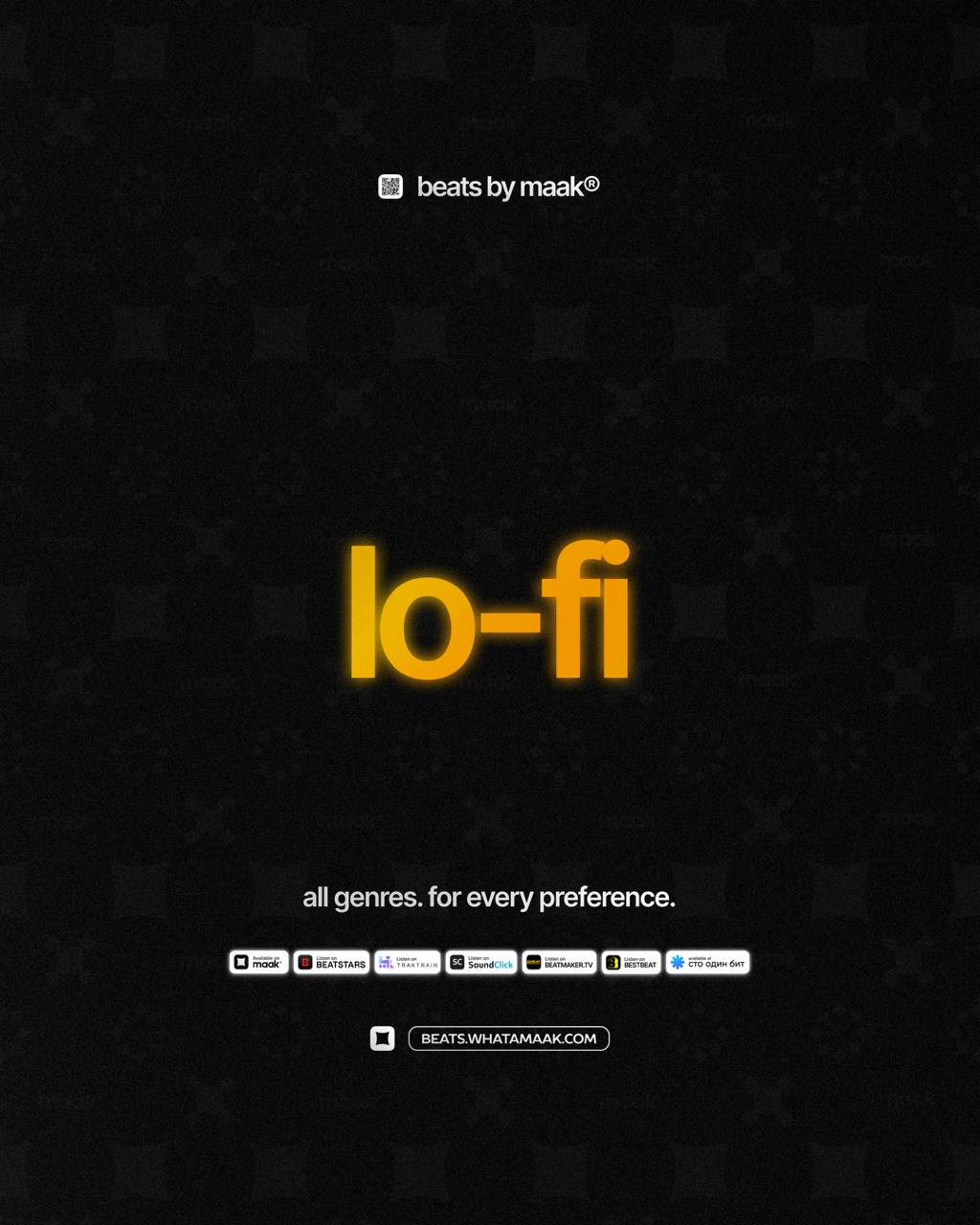 🎵 «Lo-Fi биты» ╳ от maak®
ℹ️ В нашем каталоге более 400 различных аранжировок, в самых популярных жанрах, на любой вкус и предпочтения | Сетка — социальная сеть от hh.ru