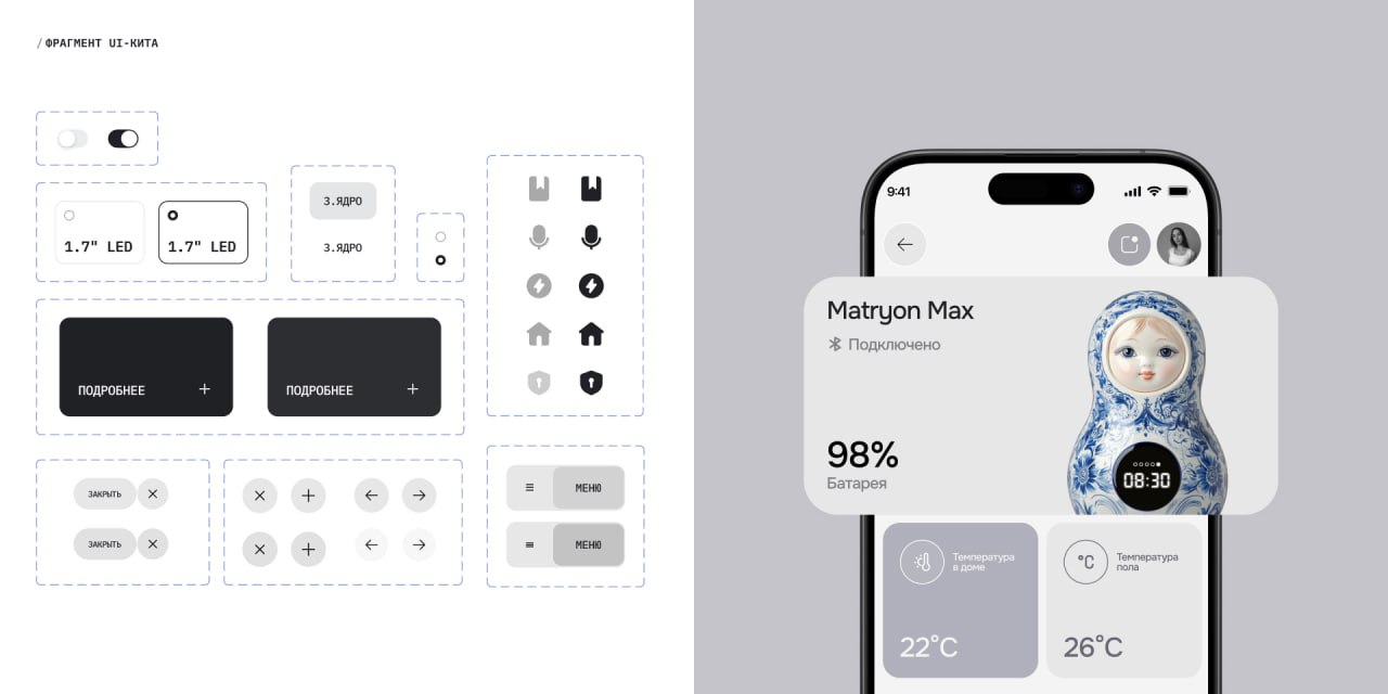 Приятный концепт умного девайса | Сетка — социальная сеть от hh.ru