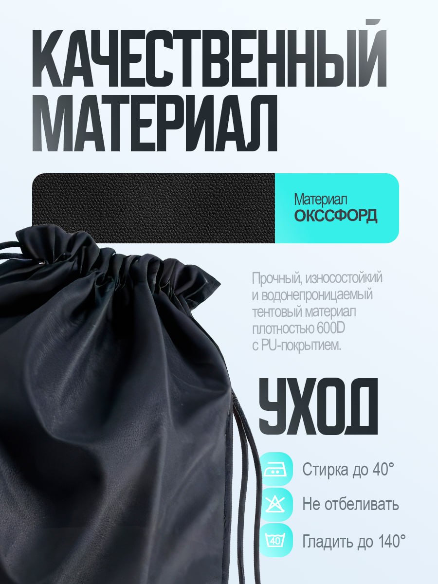 #Кейс #Инфографика💰Сегодня показываю инфографику для школьной сумки-мешка, выполненную в легкой воздушной стилистике | Сетка — социальная сеть от hh.ru