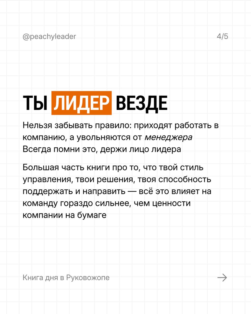 У нас сегодня в гостях дедушка менеджерской литературы, который вам всем знаком, а кому-то уже и надоел изрядно 👺
📚 #РукоЧтение@peachyleader — рубрика про книги, прочитанные автором канала, которые по... | Сетка — социальная сеть от hh.ru
