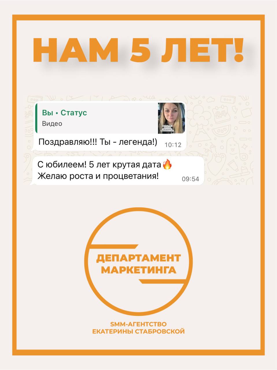 Спасибо всем за теплые поздравления с днем рождения нашего SMM-агентства! 🧡
Безумно приятно читать ваши добрые слова и чувствовать поддержку | Сетка — социальная сеть от hh.ru