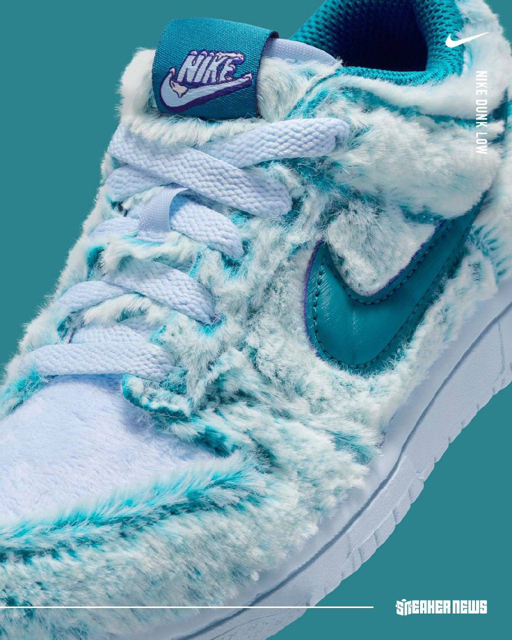 Аааа, какие прикольные! Nike собирается дропнуть пушистые кроссовки, вдохновленные Снежным человеком или Йети. Это серия GS Nike Dunk Low, которая выйдет осенью и будет стоить 120 баксов (9590 рублей) | Сетка — социальная сеть от hh.ru