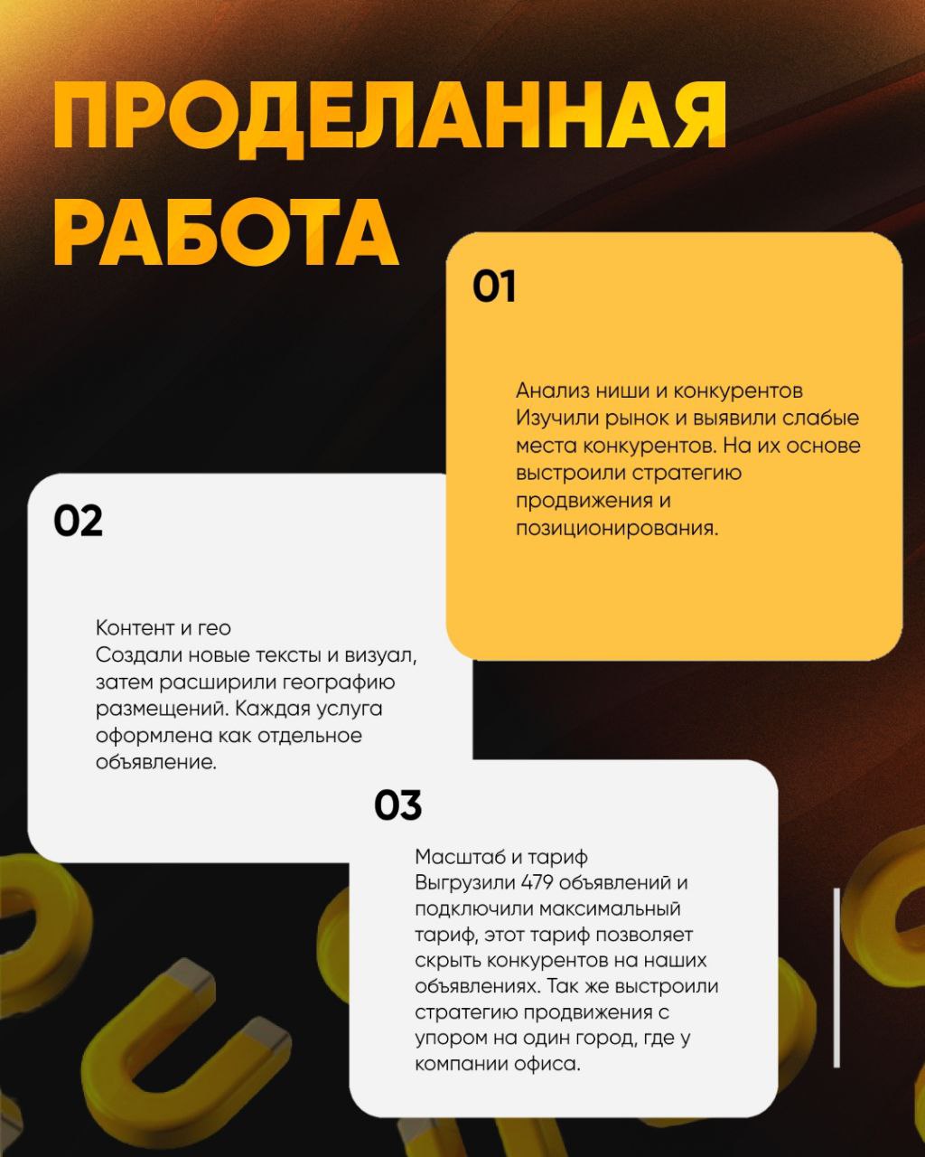 🔘🔘🔘🔘
Кейсы лучше всего показывают результаты нашей работы!
Сегодня расскажу про
нишу юридических услуг | Сетка — социальная сеть от hh.ru