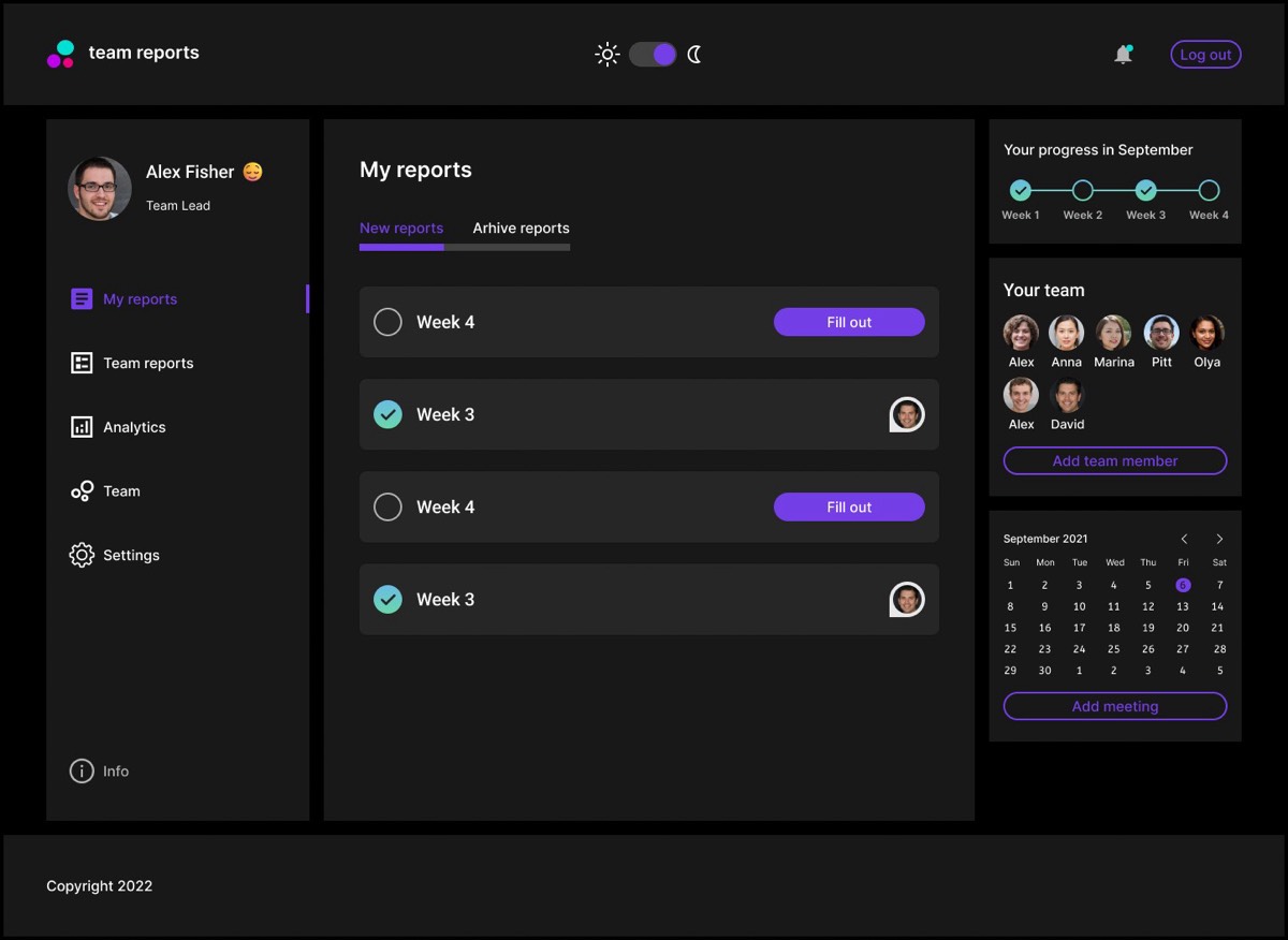 Network member avatar