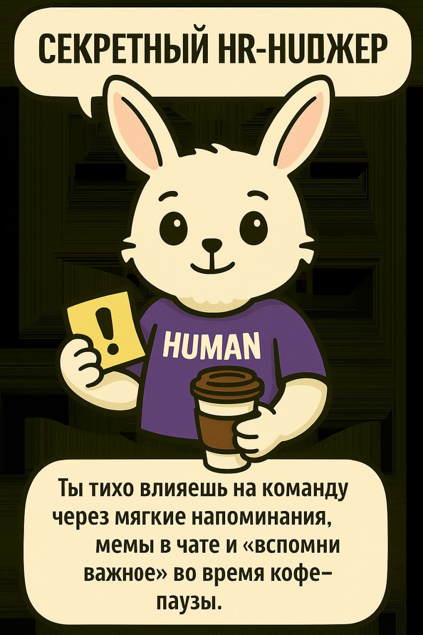 🕹Угадайте, кто вы на самом деле в HR — откройте свою HR-карту! 🃏
Коллеги, поиграем?
В каждом HR живёт свой внутренний персонаж: кто-то варит стратегию возле кофемашины, кто-то приручает Excel, а кто-т... | Сетка — социальная сеть от hh.ru