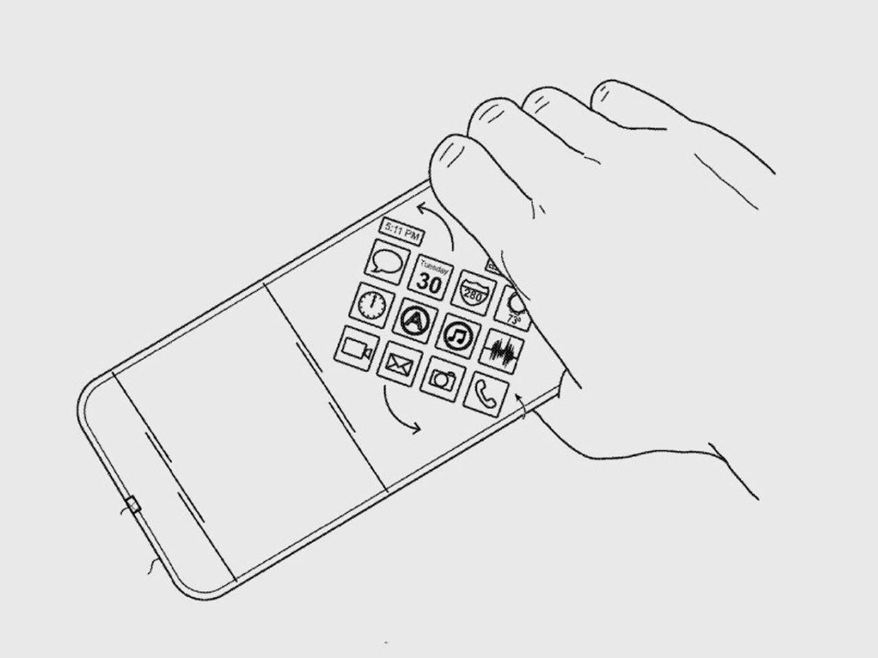 📱 Apple запатентовала стеклянный гаджет с гибким экраном
Экран оборачивает устройство со всех сторон — спереди, сзади и по бокам. Управлять можно через касания и сжатие боковых граней | Сетка — социальная сеть от hh.ru