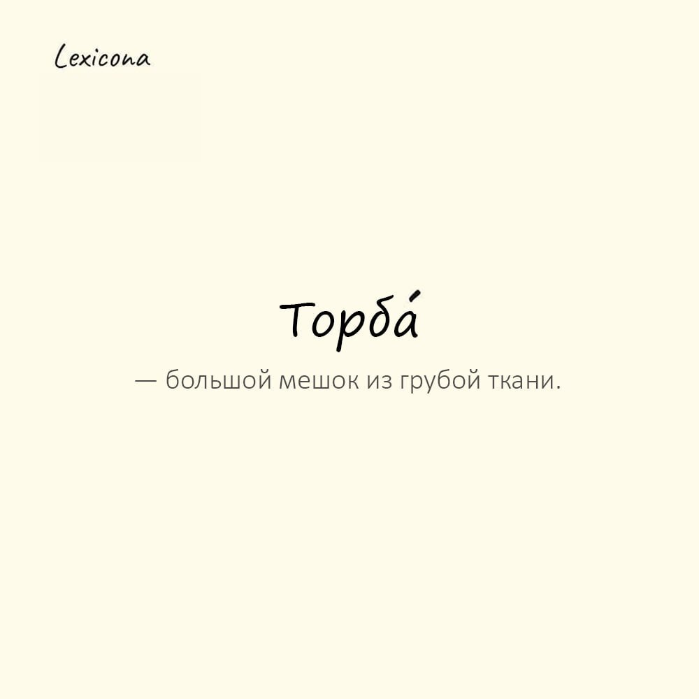 Торба — большой мешок из грубой ткани 👜
Пример употребления:
Надел этот новый пуховик и стал похож на торбу́ с картошкой. 🥔🧥
#Торба #Мешок #Ткань #Пуховик #Картошка #Грубо #Одежда | Сетка — социальная сеть от hh.ru