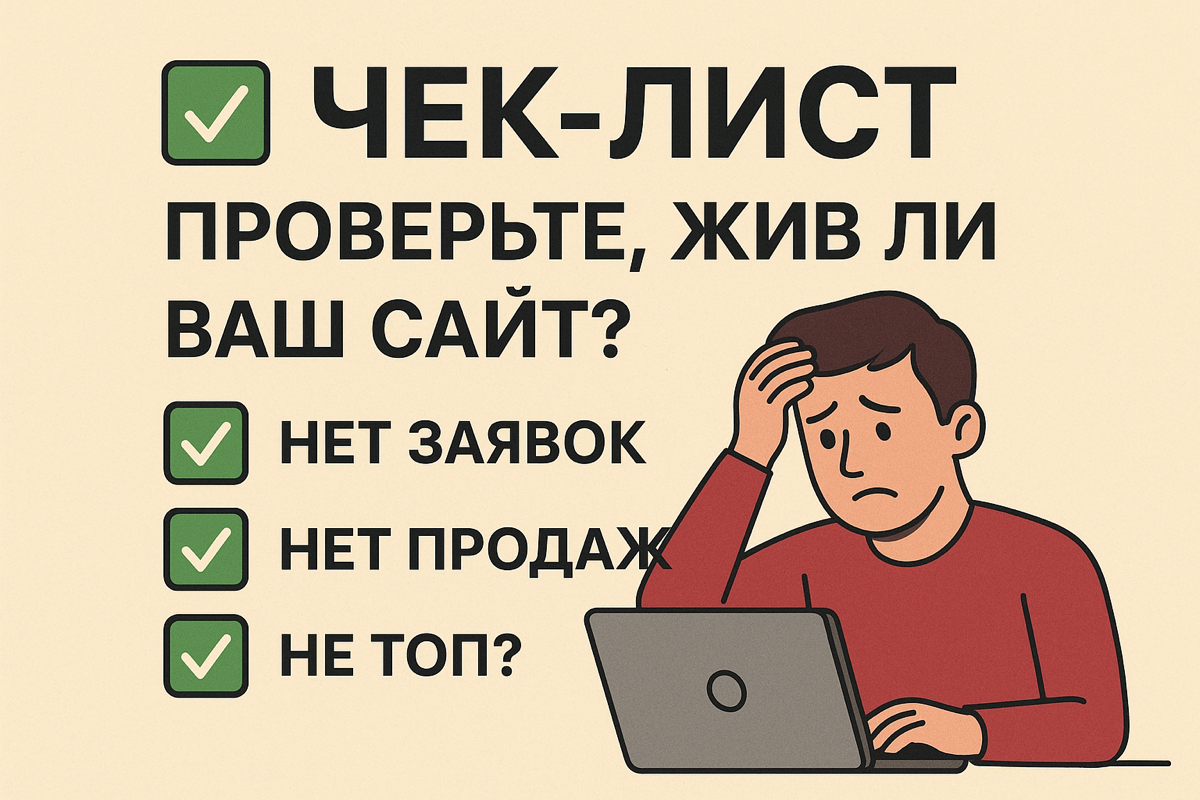 Чек-лист: «Проверьте, жив ли ваш сайт» (простая диагностика) | Сетка — социальная сеть от hh.ru