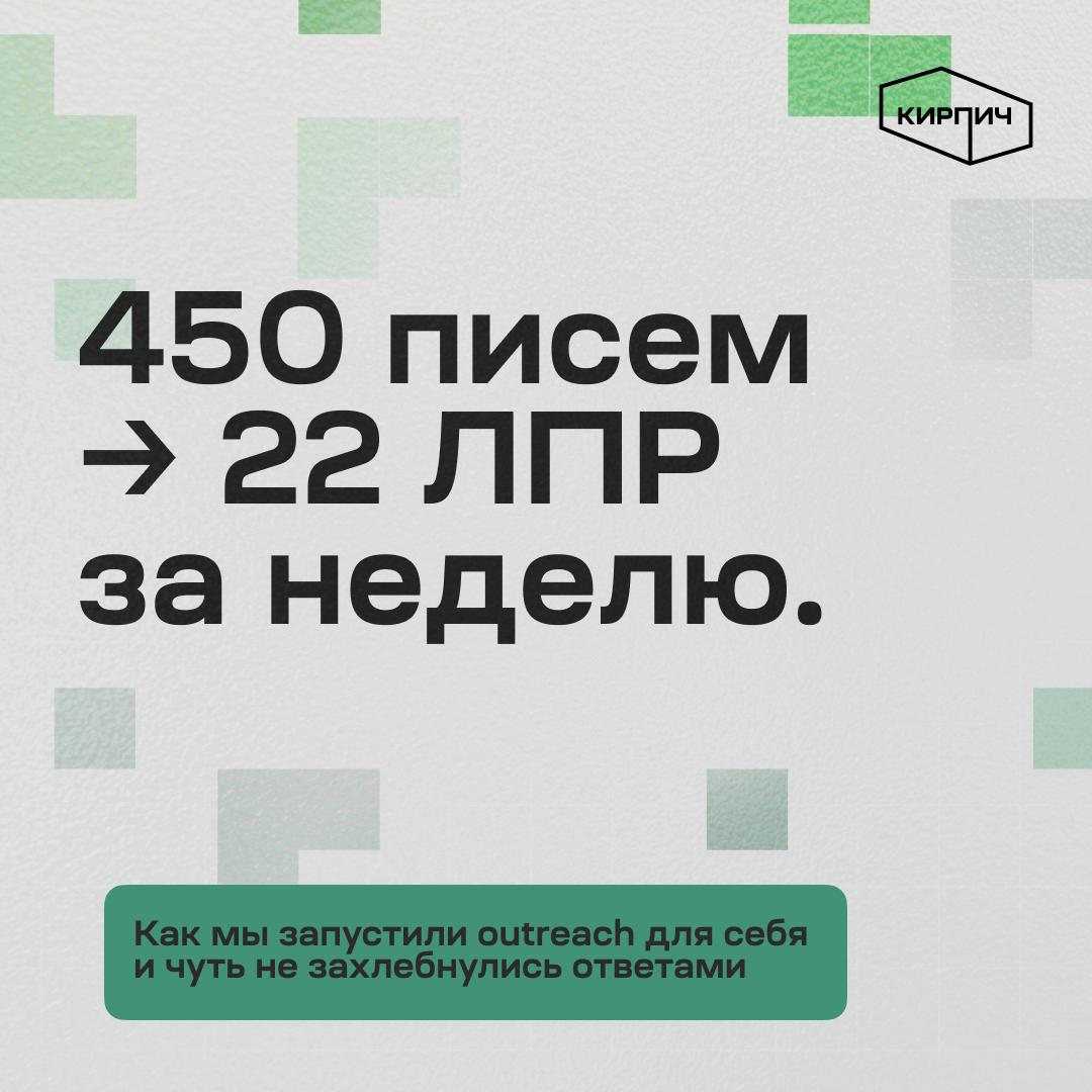 450 писем → 22 ЛПР за неделю | Сетка — социальная сеть от hh.ru