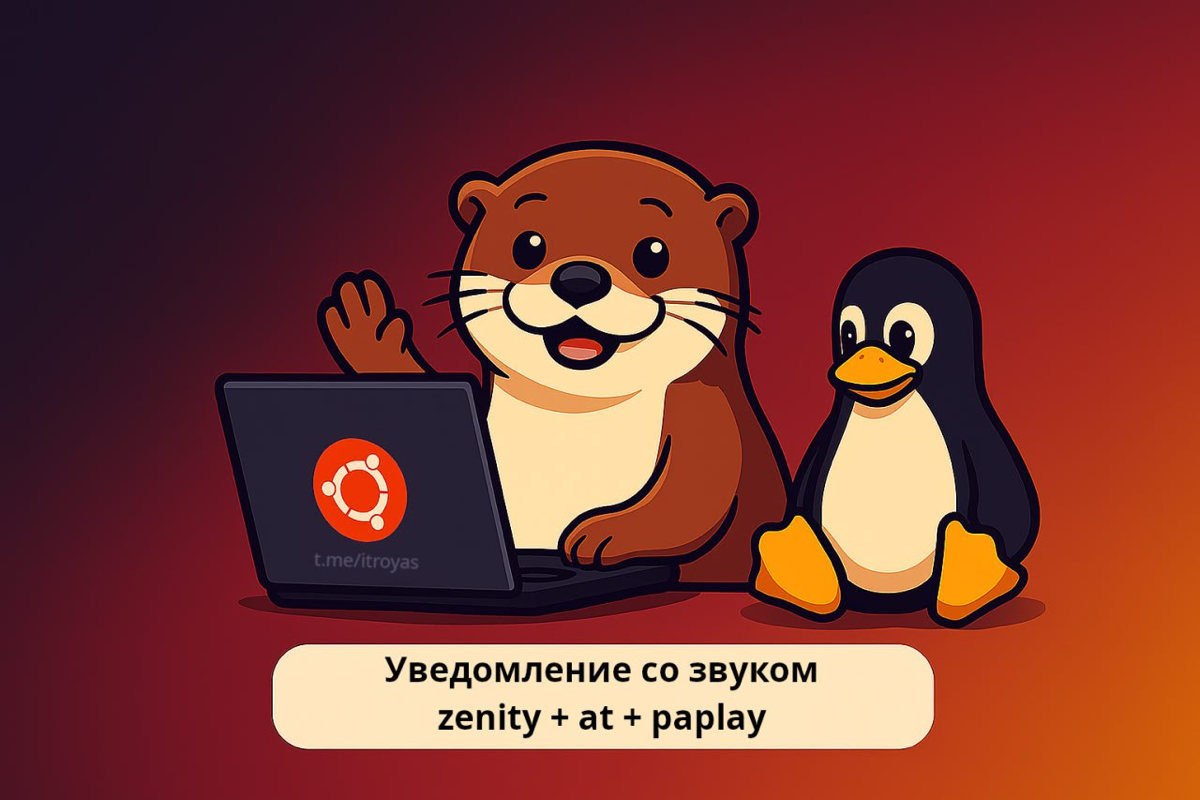 Уведомление в Linux с zenity, at и звуком | Сетка — социальная сеть от hh.ru