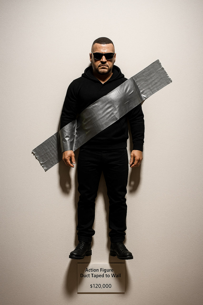 ⚪️ Искусство на клейкой ленте ⚪️
Тарифы могут быть высокими, но искусство — бесценно | Сетка — социальная сеть от hh.ru